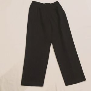 Vtg Black Liz Claiborne Lizsport Pleated Pants size: 6P
